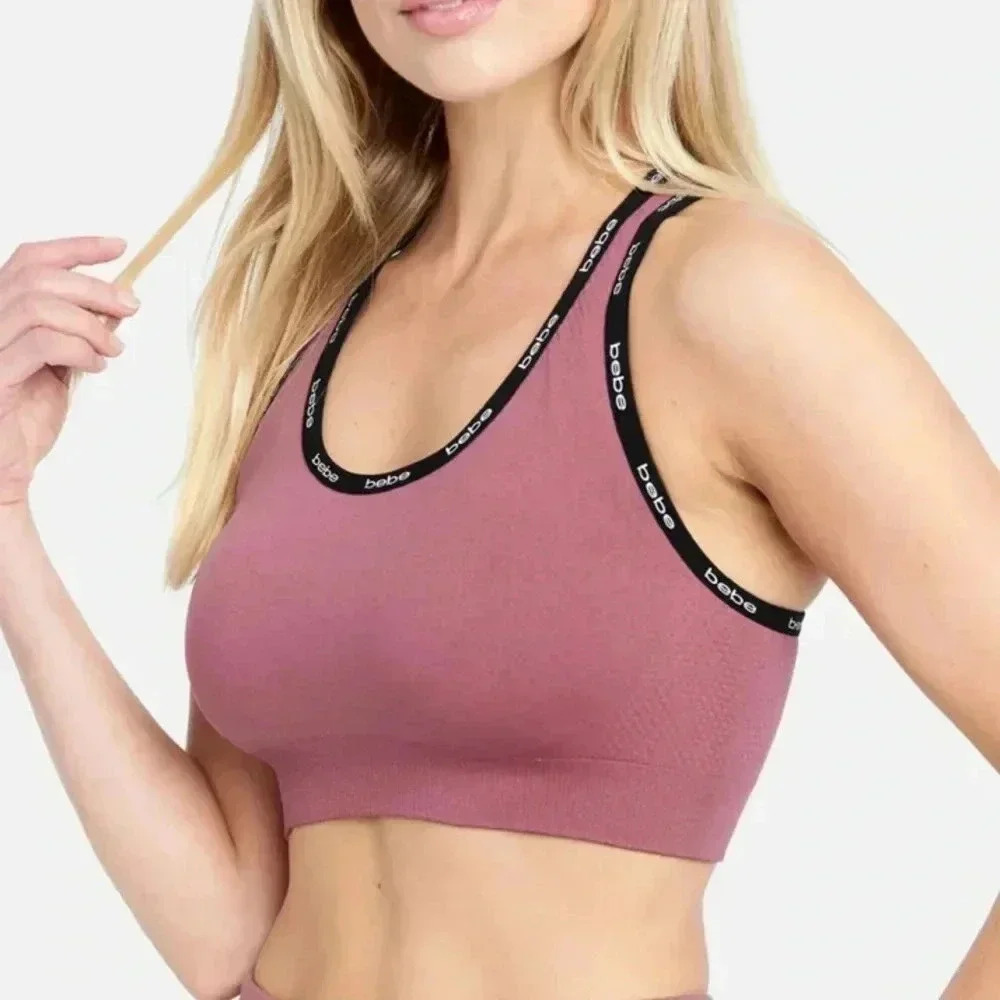 Bebe sport mini logo sport bra